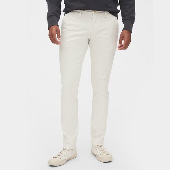 GAP Men's Vintage Khakis in Skinny Fit with GapFlex - Size 33 x 30 - Picture 1 of 6